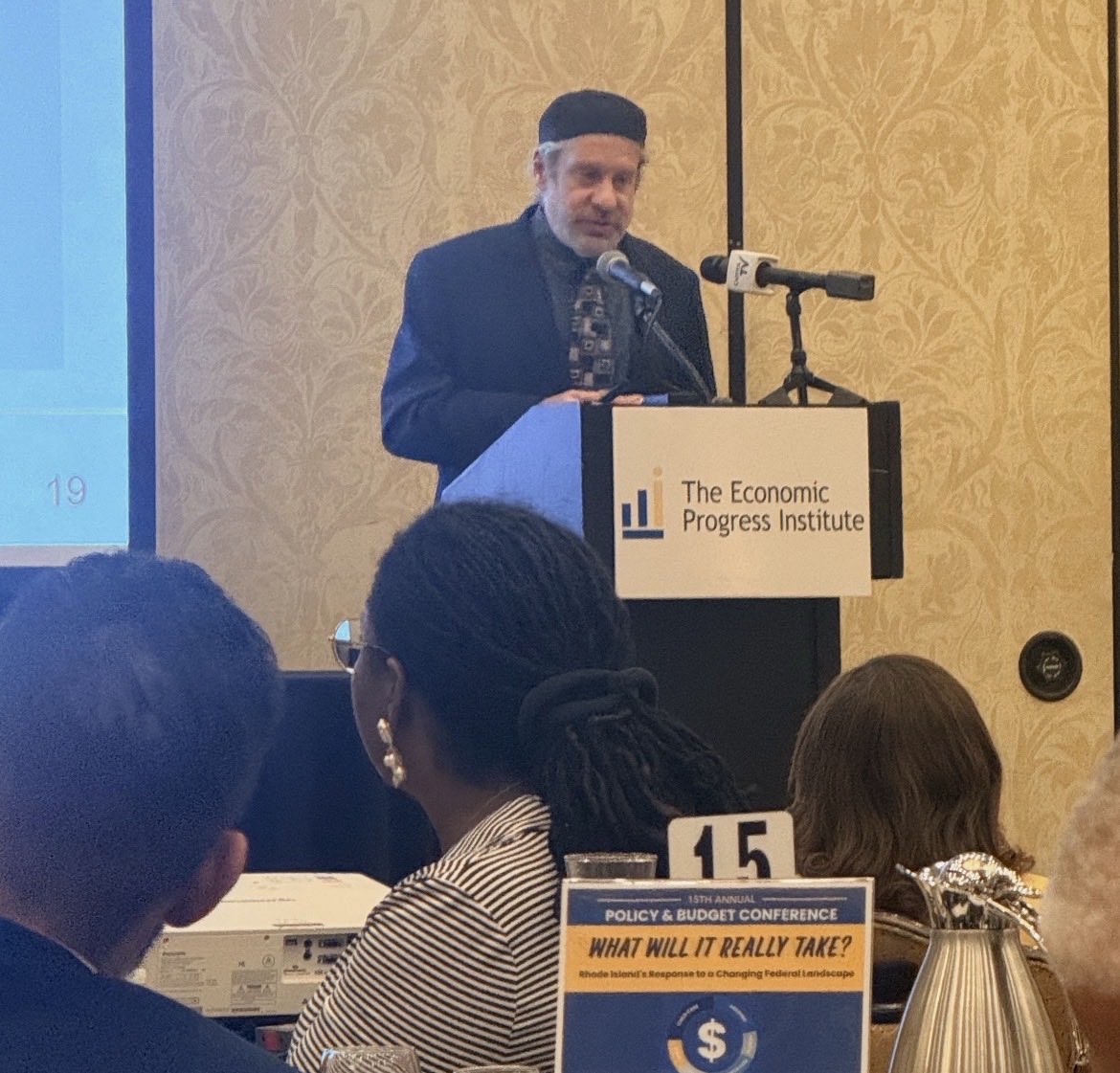 RIKidsCount's tweet photo. Huge congrats to our partners and friends @EconProgressRI for the 15th Annual Policy &amp; Budget Conference. 

The Conference featured the release of the 2026 Rhode Island Standard of Need, keynote remarks from Ellen Nissebaum at the @CenterOnBudget + an awesome panel! https://t.co/dbrX82p9CN