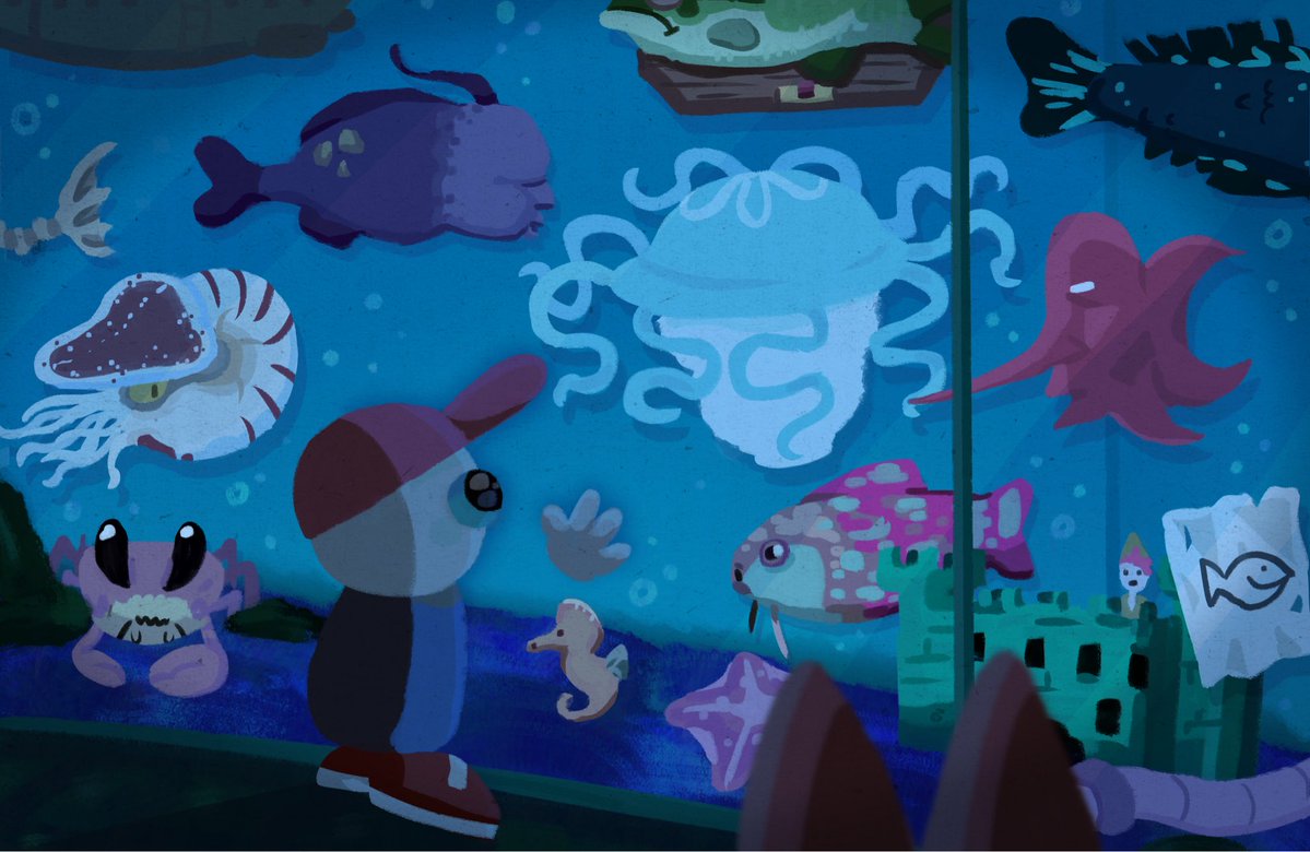 cookie_hau's tweet photo. #endacopia the aquarium yay 🐟🐠🦀🐙🪼 https://t.co/POCDYsGb7g