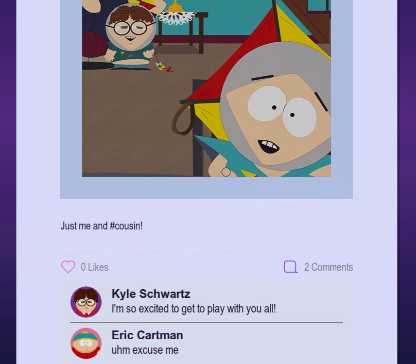 KingOf2Cards's tweet photo. Priceless Cartman reaction #SouthPark #FracturedButWhole https://t.co/vHZsaaSNgx