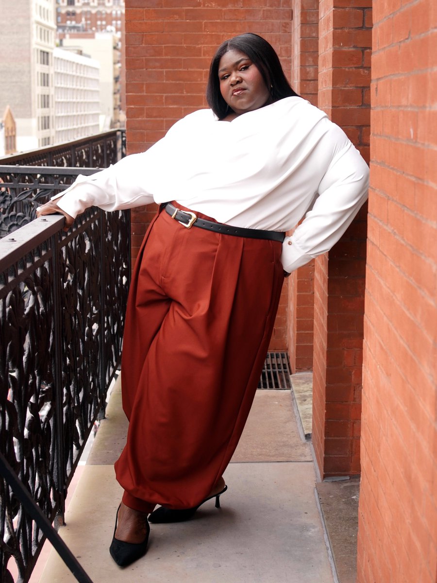 blackishpress's tweet photo. Gabourey Sidibe looks gorgeous while promoting AHS. 📸 https://t.co/vD0YxHUgVA