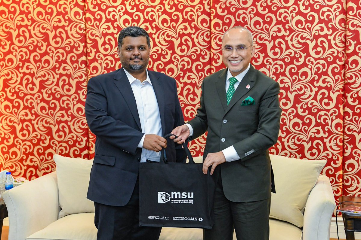 MohdShukriYajid's tweet photo. Welcomed Mr Yazeed Al-Otaibi, President of the Saudi Society of Cardiovascular Technologists, the Malaysian Society of Cardiovascular Technologists (MSCVT), and their entourage to @MSUMalaysia.

The visit provided a valuable platform to exchange perspectives on cardiovascular healthcare, professional education and the development of future-ready healthcare talent. We look forward to exploring meaningful avenues for academic and professional collaboration that can contribute towards advancing healthcare excellence internationally.

Such engagements strengthen MSU’s commitment to building impactful global partnerships that connect education, professional practice and innovation for the betterment of communities.