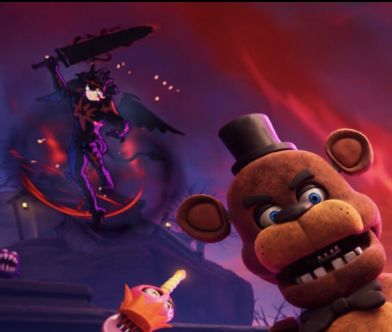 Bleach4Fortnite's tweet photo. Remember that you’re alive to witness Asta from Black Clover be in the same shot with Freddy Fazbear OFFICIALLY https://t.co/HbFUraYrpE