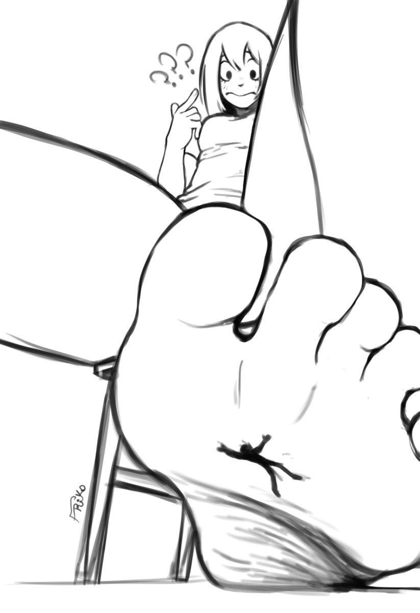 frikodrawing's tweet photo. some giantess bnha sketch that i made today, i love tsuyu :P
#giantess #sizetwitter #gts #巨大娘 https://t.co/DI3uROidkj