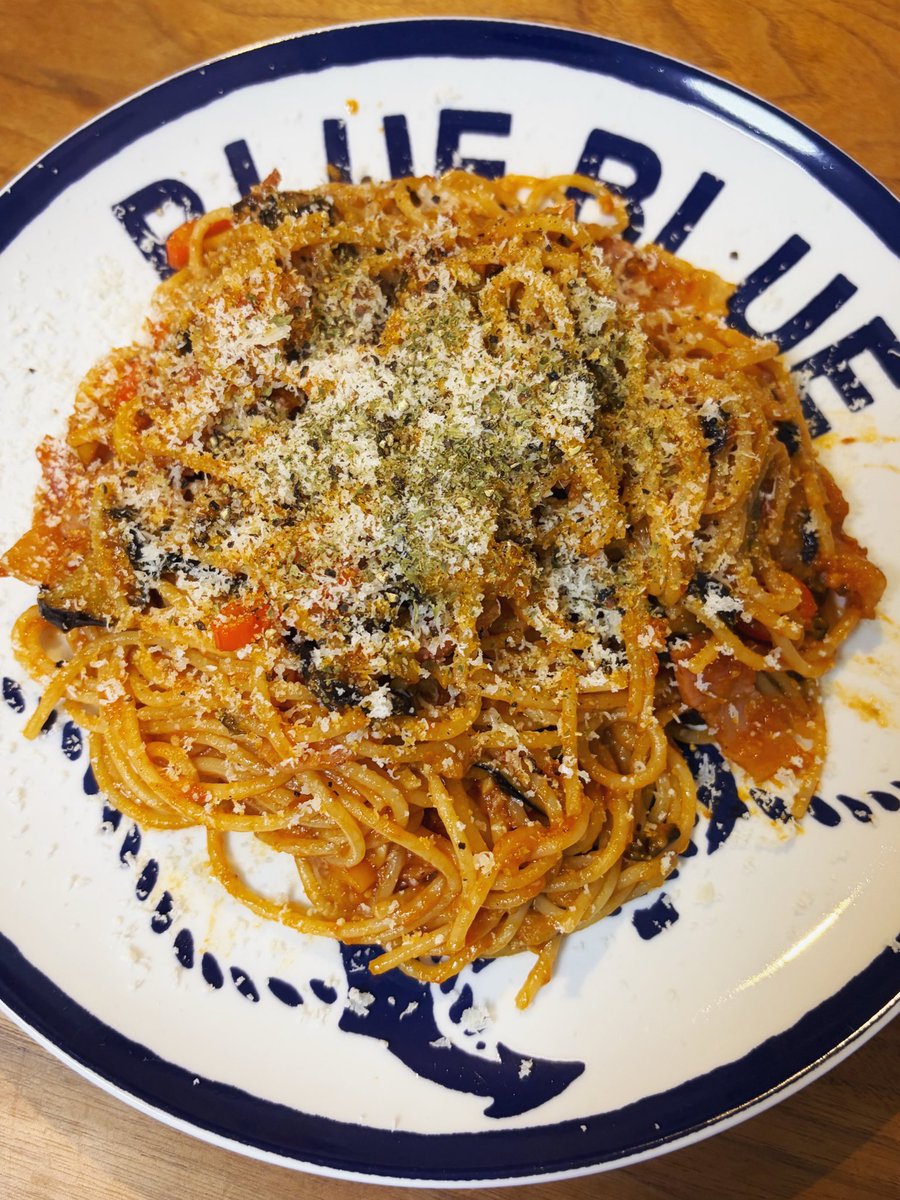 activeforest_X's tweet photo. 昨夜の男メシは、アラビアータ🍝
久しぶりにパスタ作��たなー😋
#バスタ #男メシ https://t.co/sFX6YXCJcQ