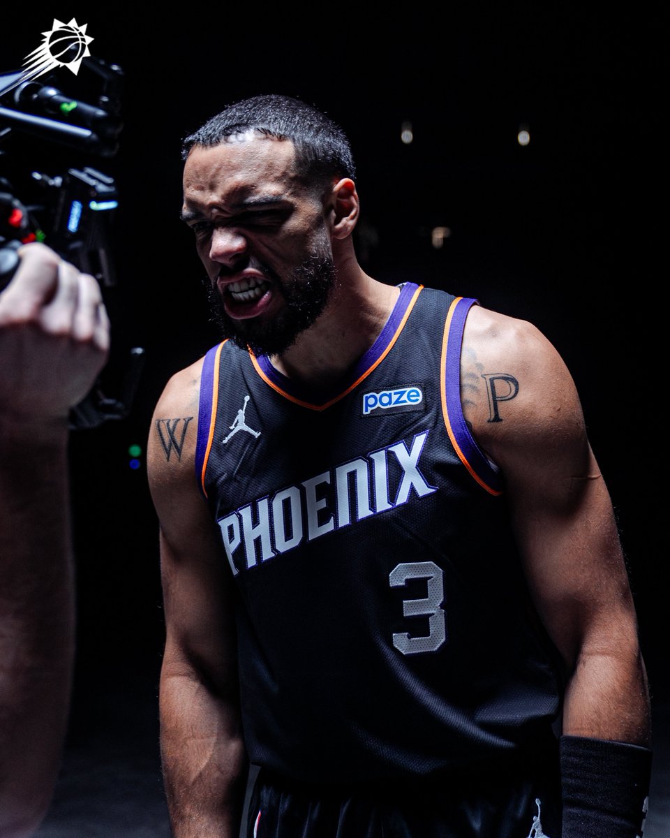 Suns's tweet photo. 2026 Phoenix Suns Media Day 🎬 https://t.co/olAL16U3zX