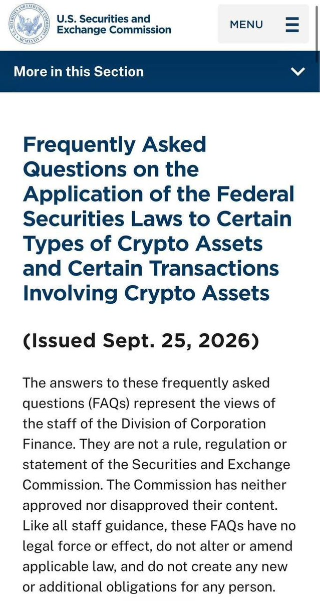 Derekjohnson911's tweet photo. 💥BOOM! 

🚨IT'S OFFICIAL: 🇺🇸 The SEC has just CONFIRMED that STAKING TOKENS are NOT securities.🔥

The financial system is undergoing a transition in REAL TIME, and MORE new crypto rules are on the way! https://t.co/UsvoaF2t7r