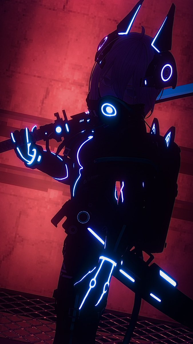 mokasi_0330's tweet photo. 「 Invoke 
　　　Knight 
　　　　　System. 」

　　　「EXTRA」

#VRChat 
#Airi3D 
#MINUEL https://t.co/CWZIJQb36d