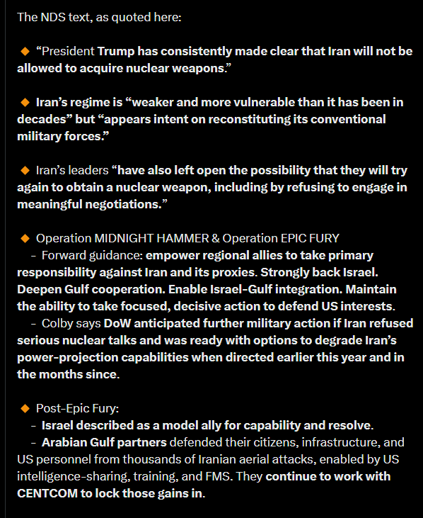 PowerMarketsHQ's tweet photo. @urgentintel This appears to be the most significant section for those seeking to determine what's next in Iran https://t.co/dCVCjnFFyF