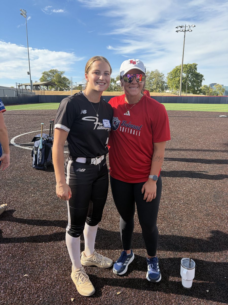 NorahBox's tweet photo. Thank you to @BelmontSoftball for a great camp experience! I loved the environment and feedback given from the coaches! Looking forward to coming again! #ItsBruinTime🐻

@PrepSoftball @AnnaShelnutt @LauraMatthews12 @FuryXhelton @klcright_11 @ExtraInningSB @LegacyLegendsS1 @DIACatching @CoachMike_FCS @LadyCommanderSB @LineDsoftball @SoftballDown @D1Softball @SoftballPortal @Softballsfuture @usaimpact_us @USASoftball @prepsrecruit @NCAASoftball @FuryPlatinum @Jeremy_P_Higdon @Prospex_Premier