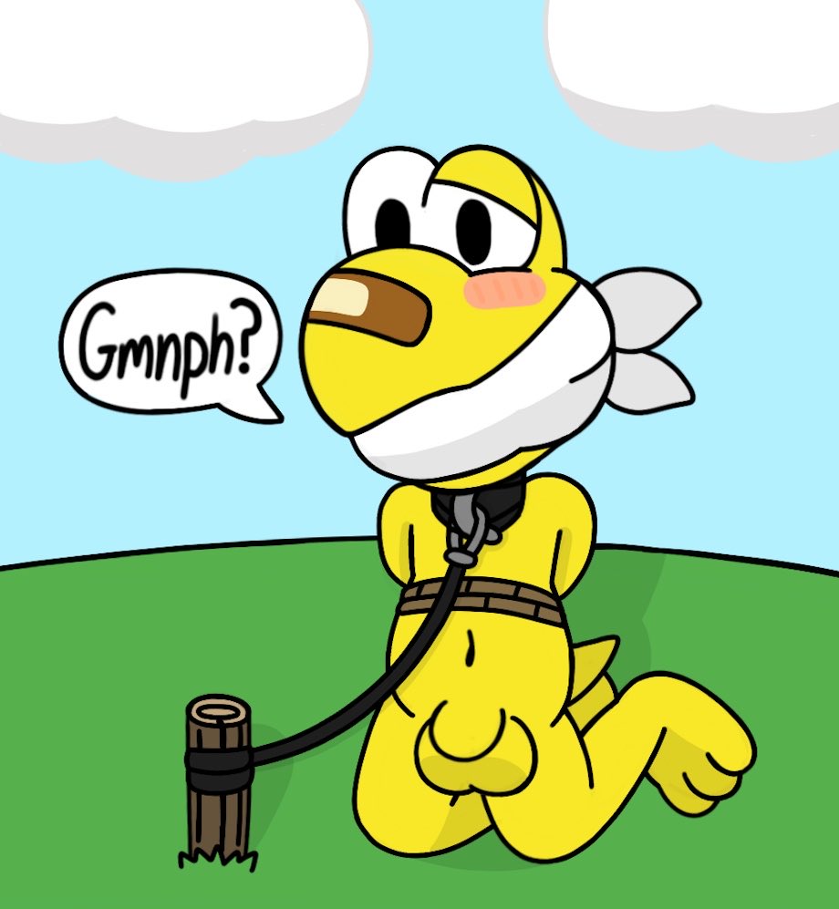 FizzleTheFerret's tweet photo. Koops tied up https://t.co/16hT3nf4km