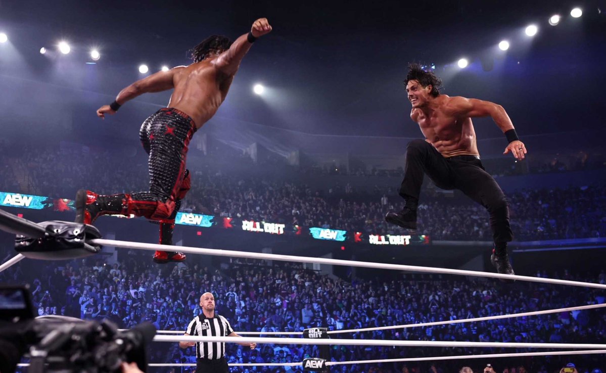 MrStevenBorden's tweet photo. AEW ALL OUT https://t.co/hnLNu4L1nJ