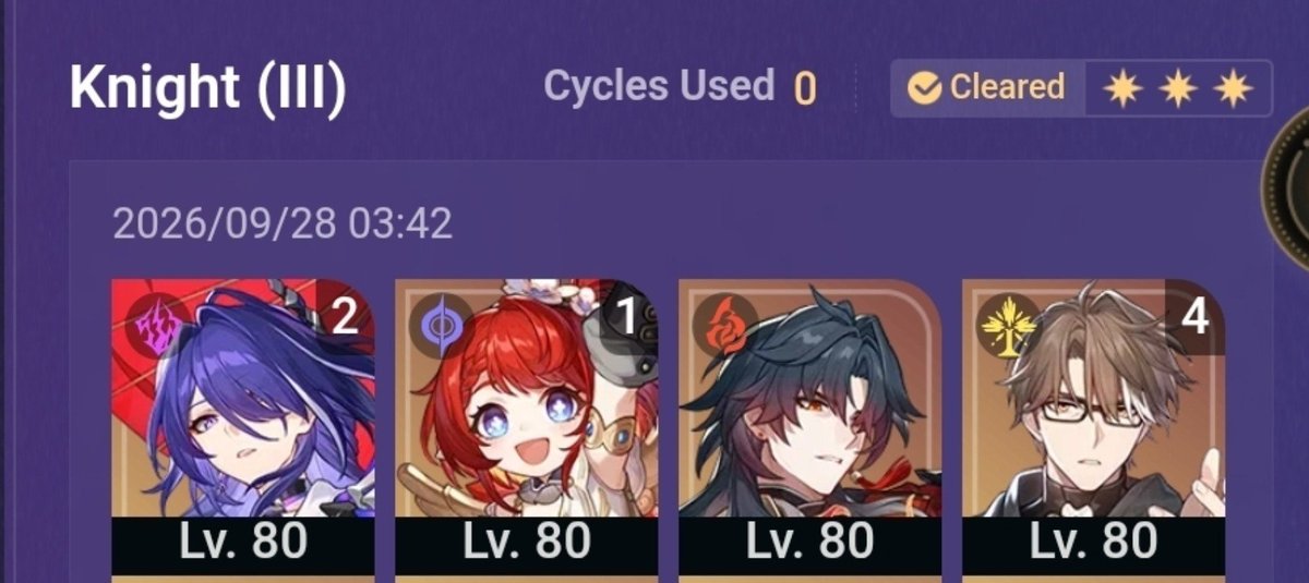 VortexBortex's tweet photo. @nyakivili issue might be that you're using a sustain, he's still letting my lowest cost team 0 cycle (none of them have sig except acheron and welt @ cipher cone) https://t.co/E4qvlx0PR7