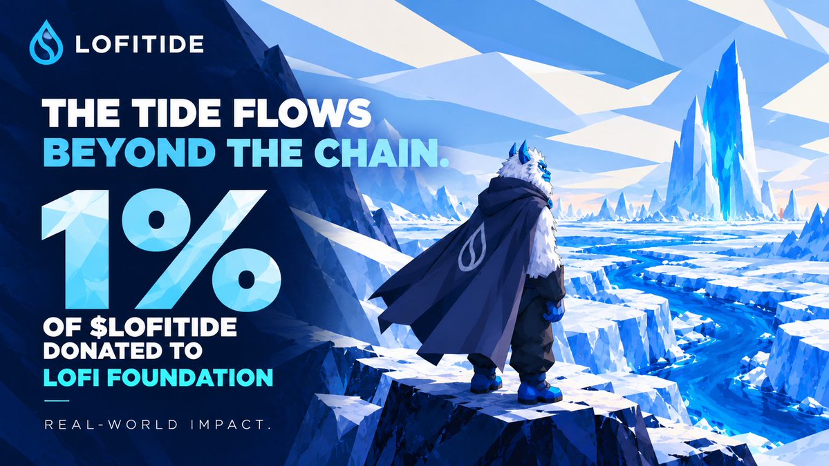 0xLOFITIDE's tweet photo. @ukcryptoqueen Beyond price. Beyond crypto. The tide is about impact. 🌊 https://t.co/lObJ0jFQP9