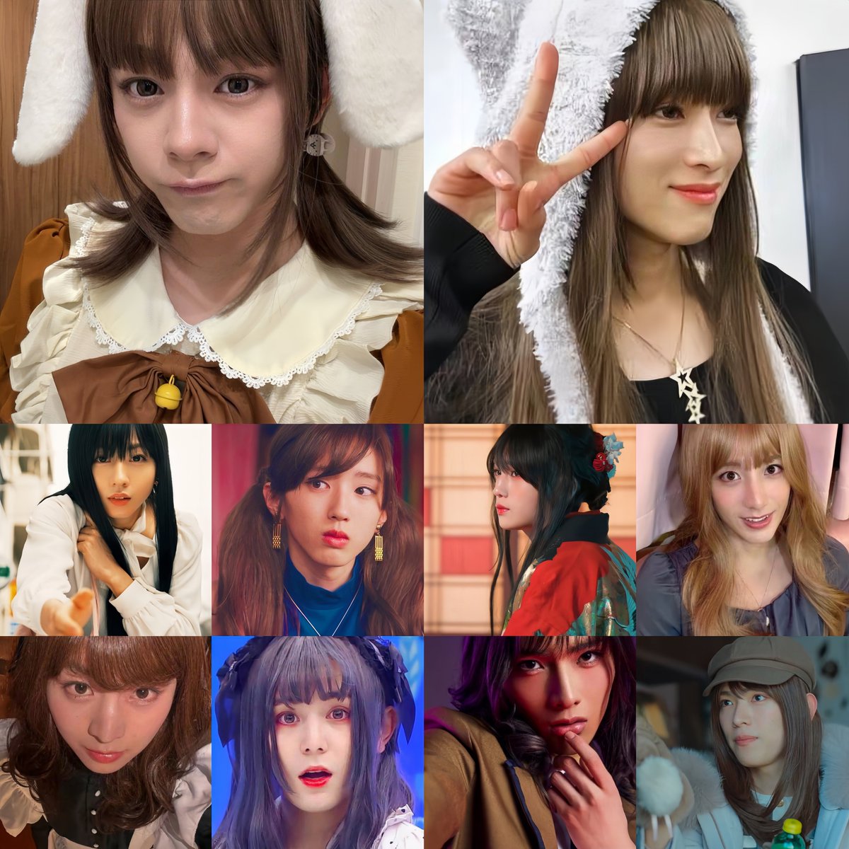 makonocturne's tweet photo. no one can beat japanese actors when it comes to cross-dressing, not even a close competition especially seeing takuma doing his make up live LIKEEEE MAN THEY REALLY EMBRACE CROSS-DRESSING WITH RESPECT🫶🏻 https://t.co/bDfDFQpftM