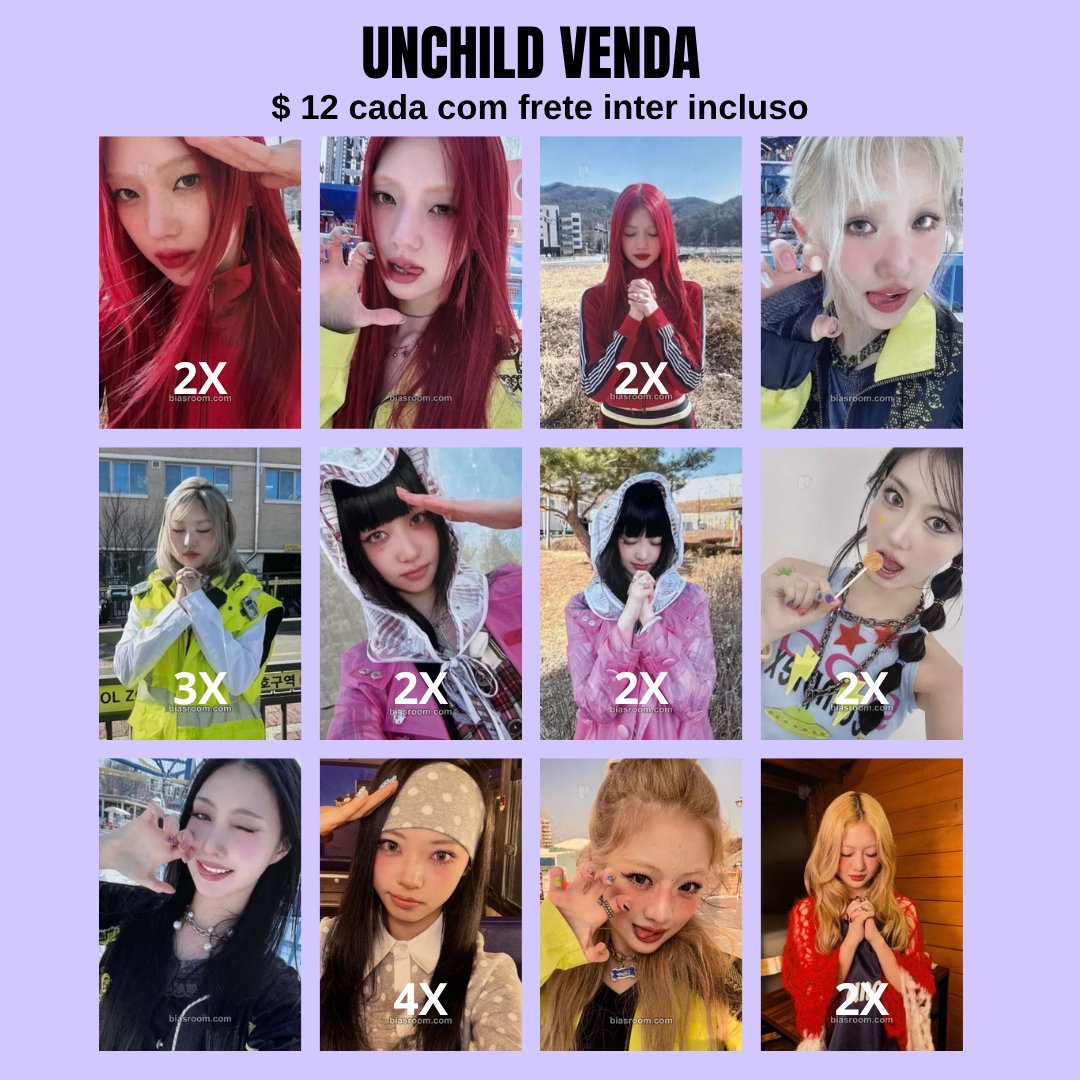 shirocardcaptor's tweet photo. VENDA/VENDO QQ MUSIC #UNCHILD

#Yeeun #Heekie #Evon #Tina #Haeun

• 12$ com frete inter incluso
• Já enviado para o Brasil
• Possíveis taxas + Nacional
• Pagamento até 10/10
• Feedbacks positivos
https://t.co/FyxKW0XuSc https://t.co/LTXw0Awd1w