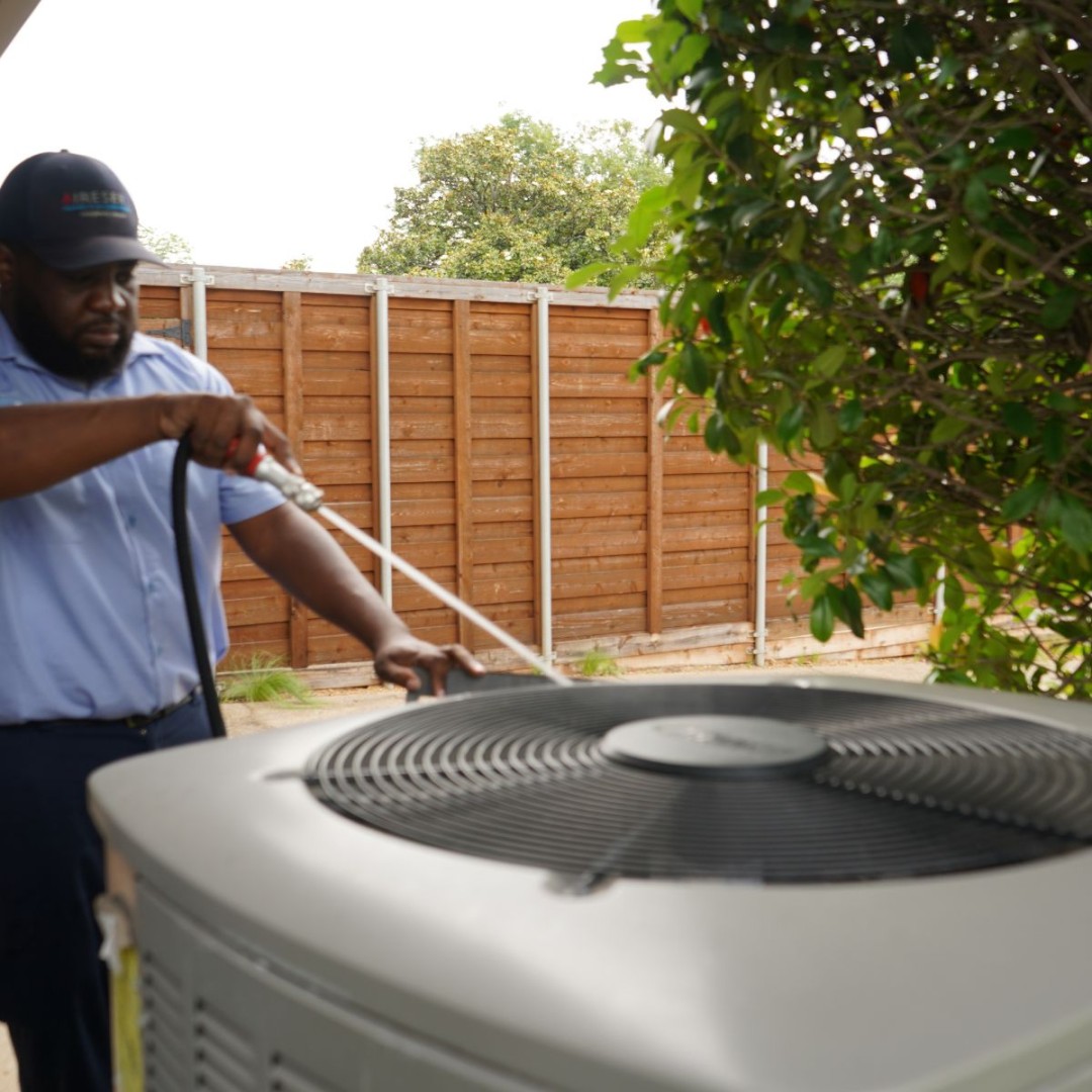 AireServDFW's tweet photo. Your AC made it through a Texas summer. ☀️ Now see how it held up.

Months of heavy cooling can reveal wear, airflow concerns &amp; performance changes. Fall is a smart time for a Dallas HVAC system check. 🔧🍂

📲 (469) 699-8406

#DallasHVAC #HVACMaintenance https://t.co/bQGLbk0qwa