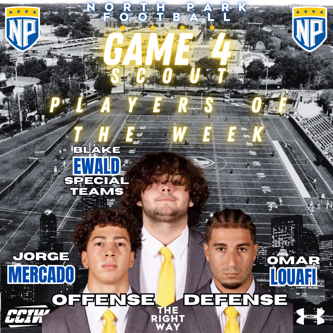 NPUFootball's tweet photo. These guys played a big role in helping us prepare for our game! We appreciate their continued hard work! 

Congrats to our Game 4 Scout Players of the Week! 

#TheRightWay #d3fb 

@jorgemer123 @TheBlakeEwald @CoachRook @npuchicago @VikingsNPU https://t.co/U4IYgx0gGC