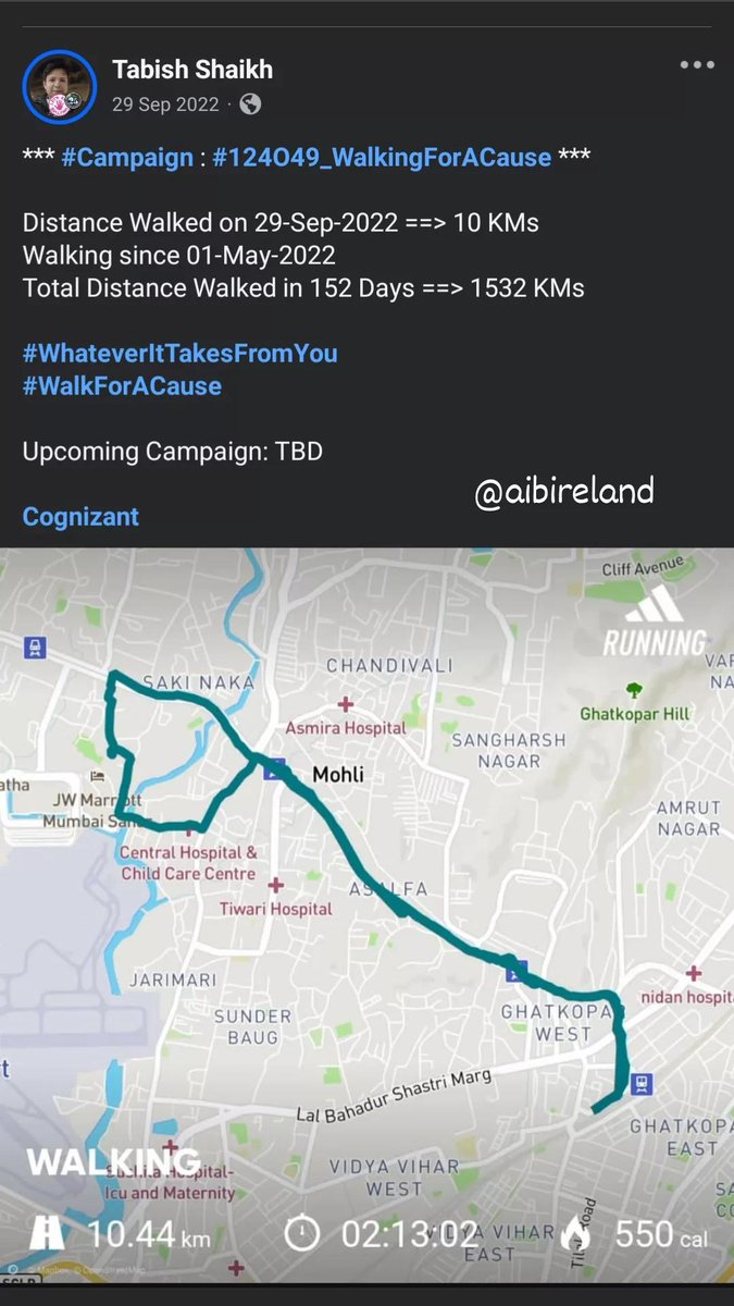 TabishSk21's tweet photo. #Campaign : #124O49_WalkingForACause 

Indoor activity due to rains

Distance Walked on 29-Sep-2025 ==> 15 KMs
Walking since 01-May-2022
Total Distance Walked in 1248 Days ==> 12710 KMs

#WhateverItTakesFromYou
#WalkForACause

 #124O49_WalkingToInfosys_PR 

@Accenture
#Accenture https://t.co/IEVf68tTP1