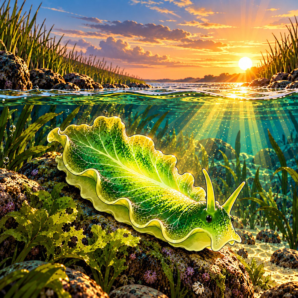 airamcita's tweet photo. 🌿☀️🐌 SEA SLUG — “Imagine stealing a plant’s solar panels… and actually making them work.”

#NaturesCaseFiles #SeaSlug #SolarPoweredSeaSlug #Kleptoplasty #Sacoglossan #MarineBiology #OceanLife #MarineLife #AnimalScience #WildlifeScience #NatureFacts #AnimalFacts #ScienceFacts https://t.co/k9MyWOBm8L