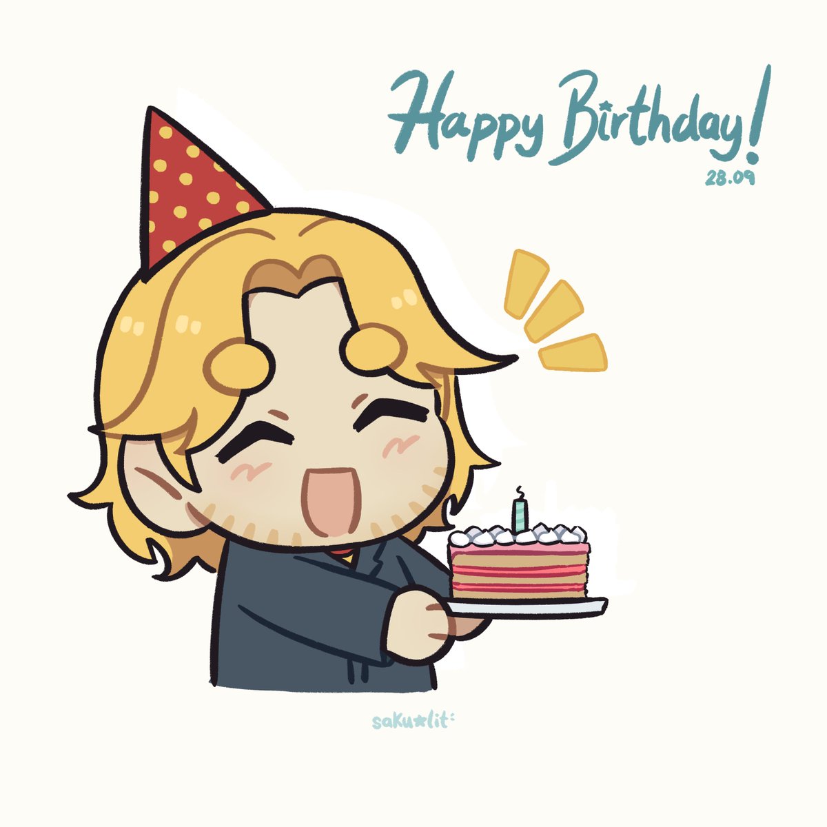sakustarlit's tweet photo. Happy Birthday Captain!! 🤍🍰🎉

#mouthwashing #mouthwashingcurly https://t.co/nxa3FOeFLa