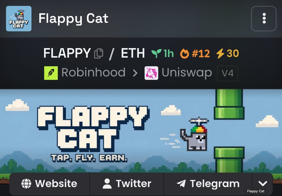 _flappy_catt's tweet photo. Flappy Is Trending 🔥 https://t.co/j5bzEW4eHd