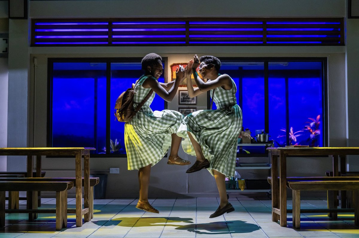 ghanaspora's tweet photo. First production photos from the Broadway run of School Girls; Or, The African Mean Girls Play.

Jocelyn Bioh’s Ghana-set comedy is now onstage at Manhattan Theatre Club, with the limited run continuing through November 1 https://t.co/Ds1u9Lk7QC