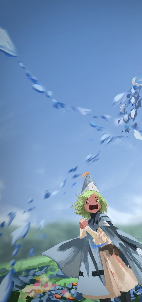jolseon's tweet photo. The Qiflings witness Frieren's favorite spell https://t.co/1RfB0LsYS1