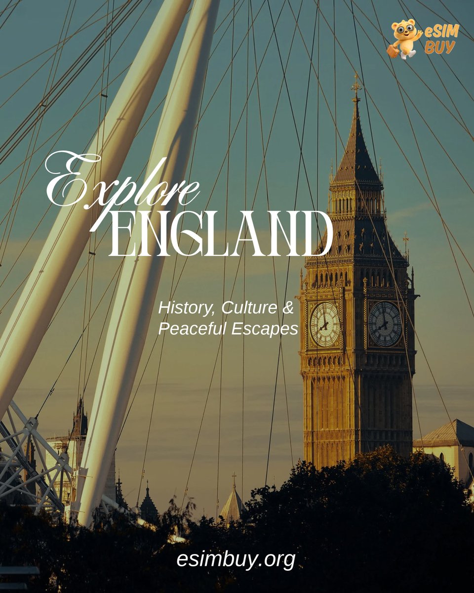 Esimbuyorg's tweet photo. Exploring England? Skip the airport SIM card queues and costly roaming bills! 🇬🇧🎡
With https://t.co/1mrGSGO9xe, high-speed data across the UK is just a QR code scan away. Buy before takeoff and connect instantly upon landing! 📱✨
#eSIMBUY #England #London #UK #eSIM #Travel https://t.co/qDBcUjxLZx