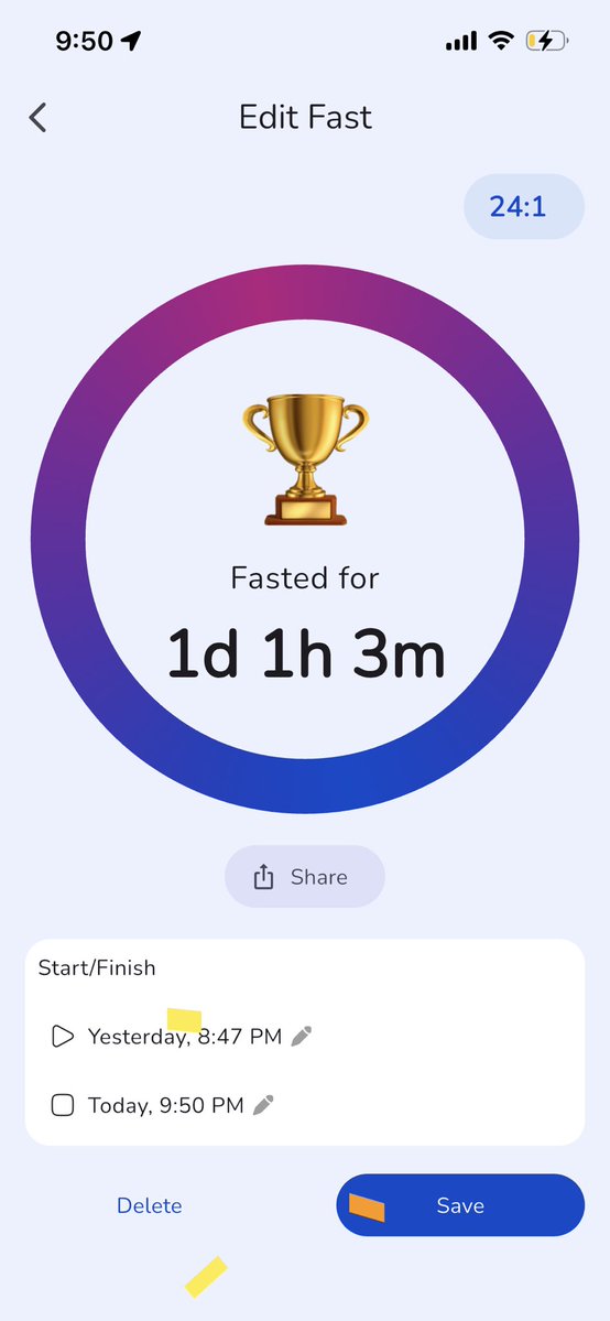 cheesel0vr's tweet photo. 24 hs fast ✅ 
10k steps ✅ 
:D https://t.co/IaAkr42YRb