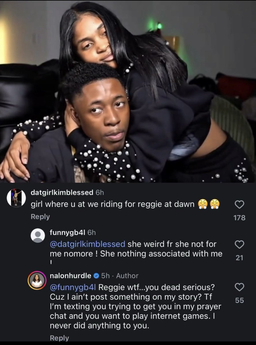 StreamzHQ's tweet photo. Reggie CALLED OUT his ex-girlfriend Nalon for NOT CHECKING UP ON HIM during his mental breakdown. 😳💔 https://t.co/3Nv3OEb01F