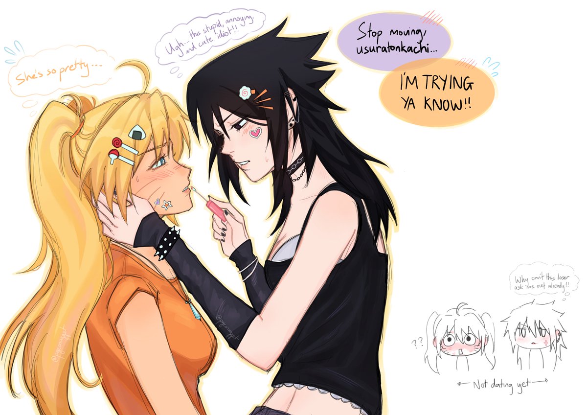 pigeonugget1's tweet photo. femnarusasu bec i cant draw men im sorry
i put them in a situationship where sasuke is dropping a bunch of hints and naruto is js a dense idiot anyways i love narusasu ok...

#narusasu #sns https://t.co/bO4L5ipb2e