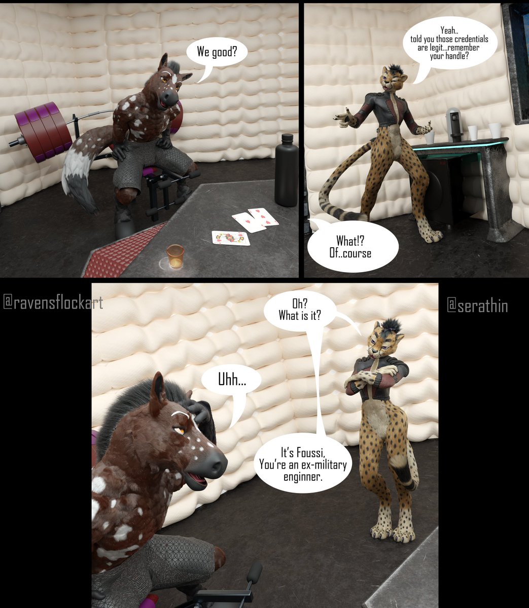 shiftcorecomics's tweet photo. We have a brand new comic by Raven and Serathin, going deep into space and dealing with an enemy... or friend?    

Art by: Ravensflock, Writing by: Serathin 
 
Check our our patreons!  
Raven:  https://t.co/Pg0CbLQVgL
Shiftcore: https://t.co/W1sTIPGnj5 https://t.co/UFuRzXN9FO