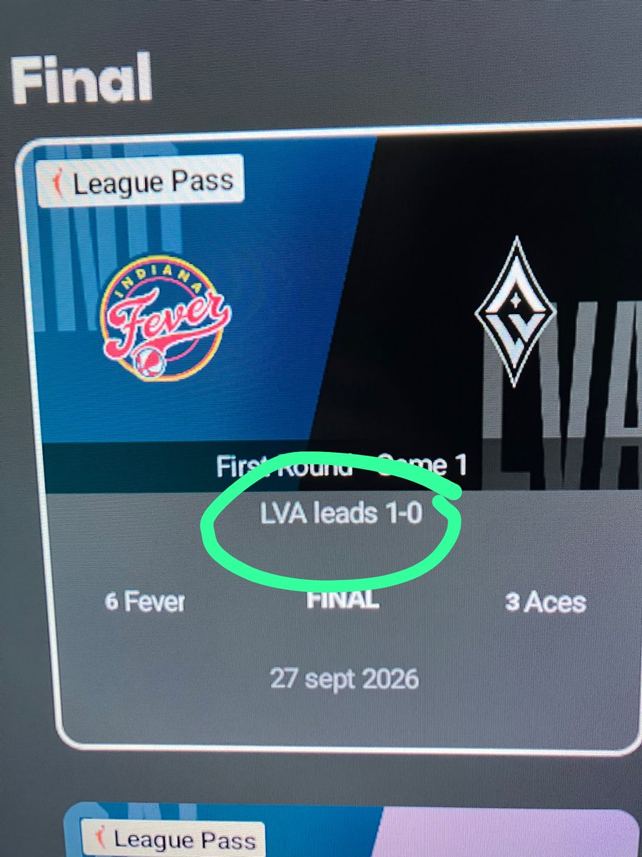 GonzaPiffaretti's tweet photo. @WNBA would you please fully hide the result of the game when the setting is on? Score only is not enough. Ruined my UX 🥲 didn’t even watch the game after that.
This is on Android TV https://t.co/u8lHPqfg0H