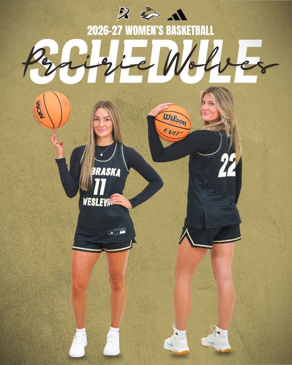 NWU_WomensBB's tweet photo. Mark your calendars! The 2026-27 schedule is set. 

Let’s get to work! 🏀🔥

#PWolfNation #YipYip https://t.co/QhdnUwcrEz