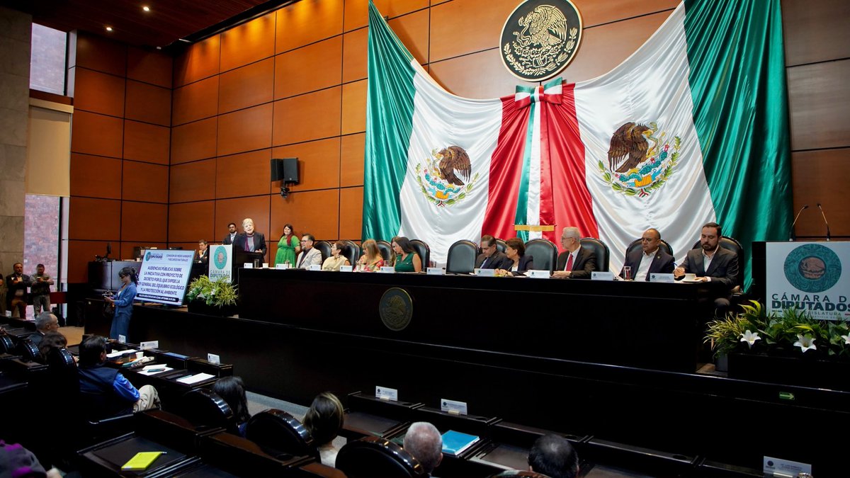 aliciabarcena's tweet photo. Hoy iniciaron audiencias públicas en @Mx_Diputados para enriquecer la Ley General del Equilibrio Ecológico y la Protección al Ambiente, iniciativa de la presidenta @Claudiashein que afronta nuevos desafíos, propone nueva relación con la naturaleza y busca la justicia ambiental. https://t.co/att0zFmAp0