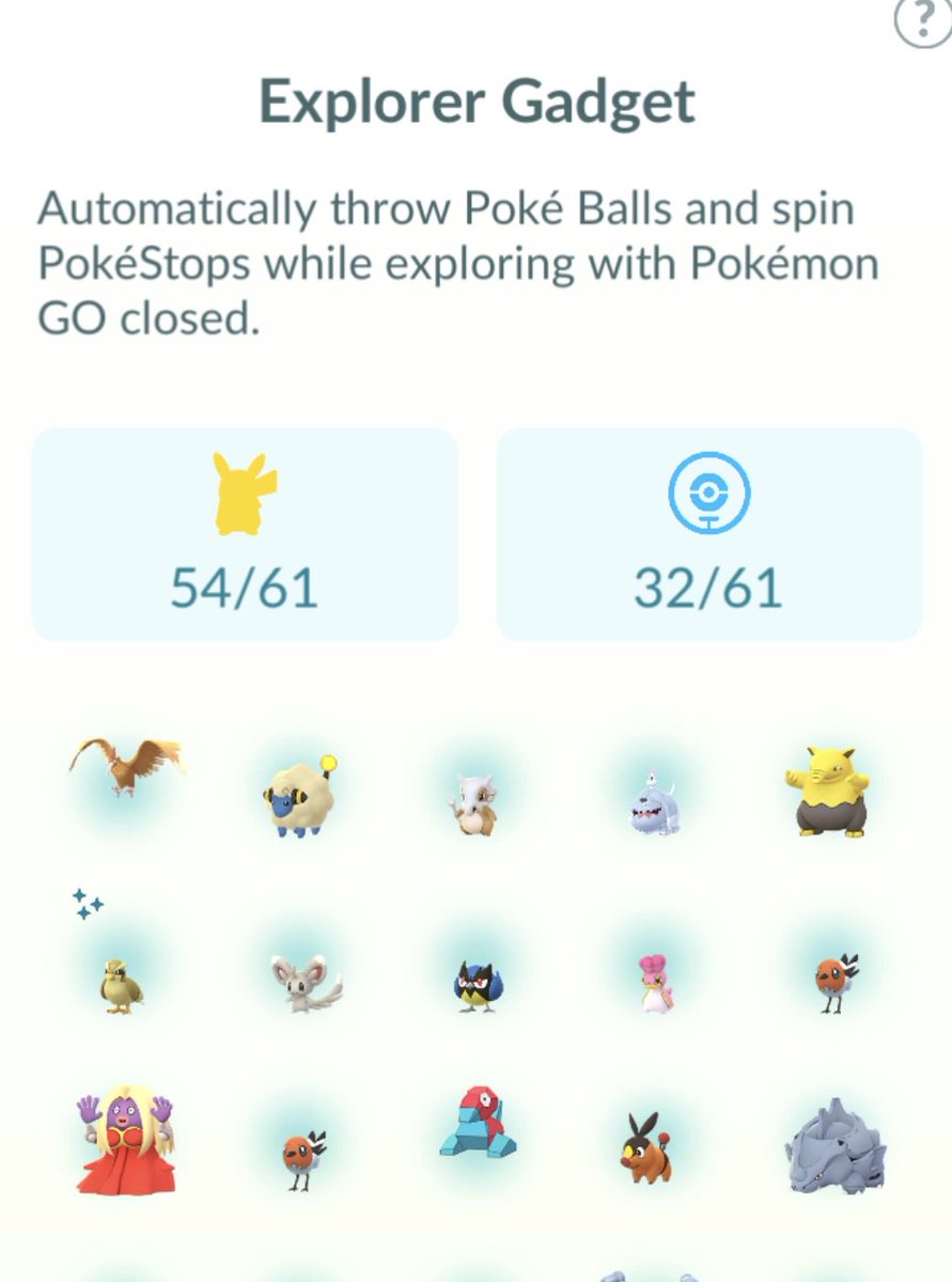 ClickCloud9's tweet photo. So waiting for my new Pokémon go plus + to arrive but in the meantime my explorer gadget did catch a shiny pidgey! #pokemonGo #ExplorerGadget https://t.co/oAJ1JYjJcd