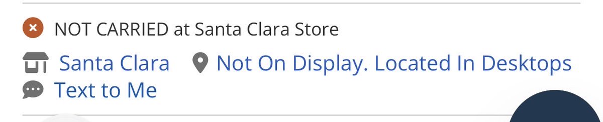 BTCXoomer's tweet photo. @jmacftw the Santana Clara store “doesn’t carry” DGX Sparks.
That seems new. https://t.co/JasIm8Oxci