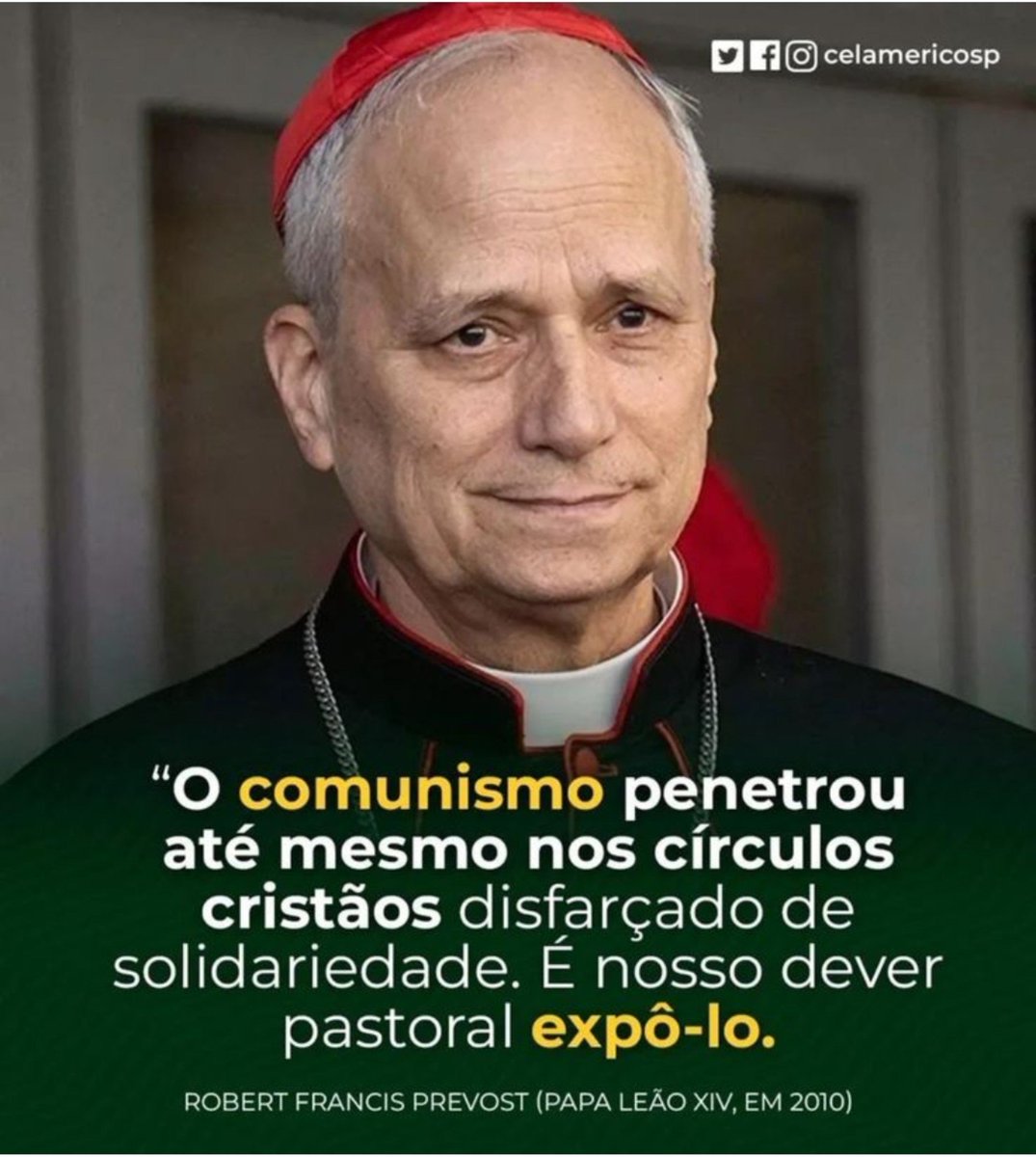 tais_negrao's tweet photo. A esquerda é comunista, nunca foram católicos. https://t.co/1AGWPgQm7i