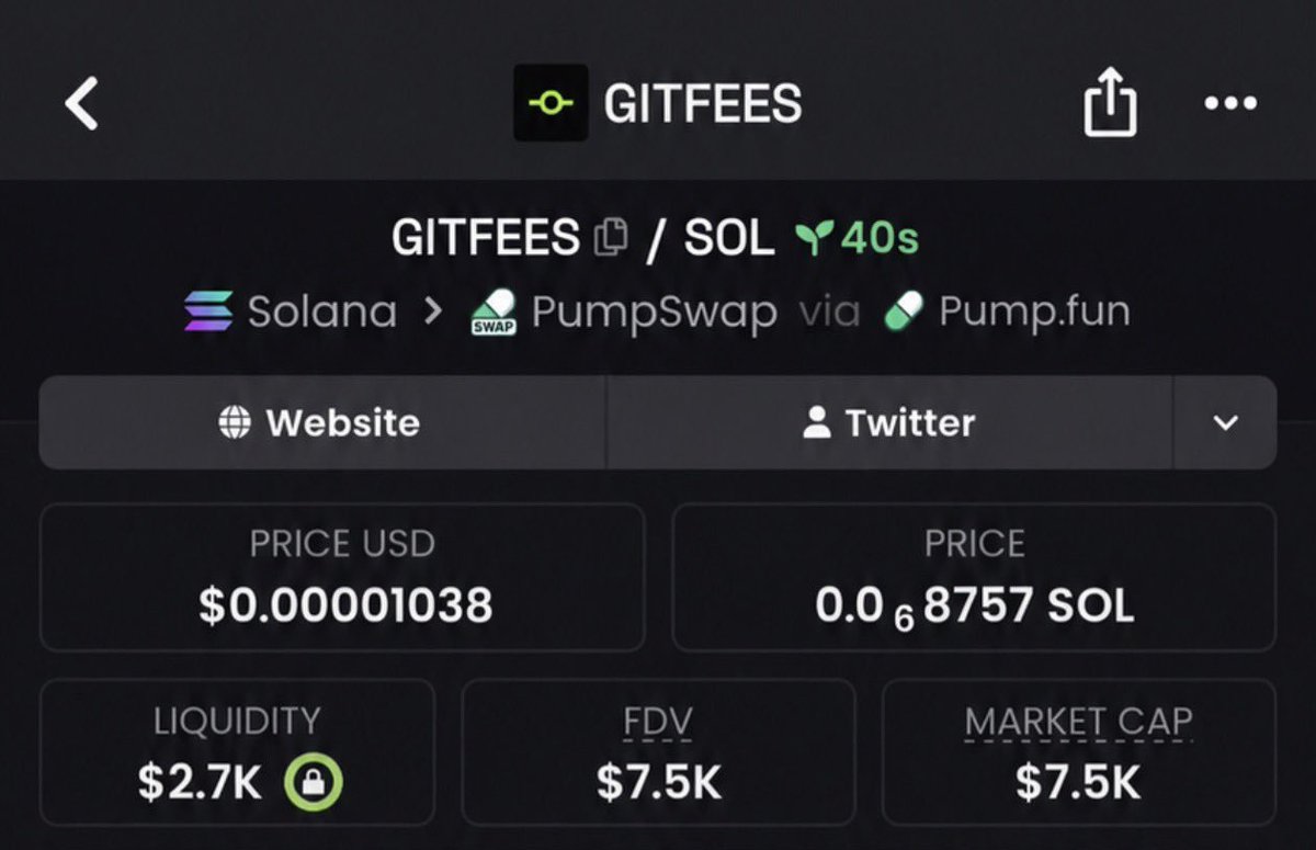 1_ALPHADESK's tweet photo. Secured a massive move with $GITFEES

Entry:$7.5k
Peak:$104k
Profit:13.8x Profit 

Don't miss the next one-catch these opportunities first in my private TG!

#Solana #CryptoMarket #memecoin https://t.co/chduyvVmDL