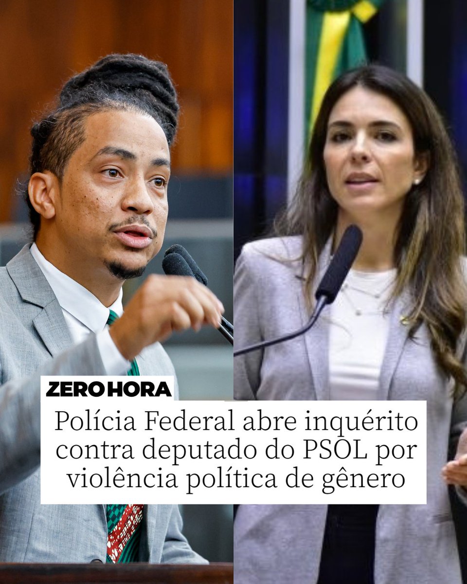matheuspggomes's tweet photo. A deputada federal Any Ortiz resolveu plantar uma notícia na imprensa, dizendo que a Polícia Federal vai me investigar por violência política de gênero.

Às vésperas da eleição, preciso da atenção de vocês sobre esse assunto. Essa é uma acusação séria, gravíssima e sem fundamento.

Por meses eu bati de frente com a deputada e os demais deputados gaúchos que eram contra o fim da escala 6x1 e com o apoio de vocês nós derrotamos eles na disputa ideias.

Jamais ofendi a deputada ou utilizei o fato dela ser uma mulher para agredi-la num debate. Aliás, quando vi comentários machistas nas redes eu mesmo repreendi publicamente.

Por várias vezes, a deputada tentou me intimidar judicialmente e não conseguiu. 

Já tive decisões favoráveis em 1ª e em 2ª instância no Tribunal de Justiça do DF contra essa acusação infundada. O próprio Ministério Público Eleitoral já mandou arquivar em 1° instância.

Agora, adivinhem quem pediu a investigação para a PF? A mesa diretora da Câmara dos Deputados. 

Sim, a turma do Hugo Motta, os mesmos que tão sentados em cima do PL que criminaliza a misoginia.

Tá nítido que o objetivo dela é totalmente eleitoreiro, o jogo sujo e as falsas acusações são a arma de quem tá no desespero e sente, mais uma vez, a força da nossa mobilização.

A linha da deputada Any Ortiz é a mesma da família Bolsonaro: liberdade de expressão só vale para eles.

Mas eu não vou permitir calúnias e difamações.

Peço que vocês compartilhem meu posicionamento e nos ajude, a fazer a verdade prevalecer!