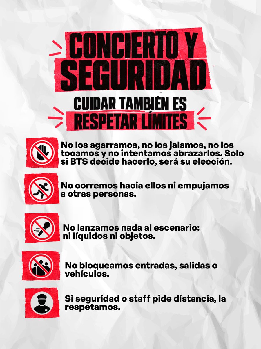 btsarmycol_'s tweet photo. 💜 Y hay algo que queremos dejar especialmente claro:

Si BTS decide acercarse, saludar, compartir algo o tener alguna interacción fuera de lo previsto, será una decisión de ellos y de su equipo. No una iniciativa de ARMY.

Nuestro lugar no es adelantarnos a sus decisiones, buscar oportunidades para encontrarlos ni convertir sus espacios privados en puntos de encuentro.

Nuestro lugar es otro: hacer que puedan vivir Colombia con tranquilidad, seguridad y confianza.

Porque también queremos que, cuando esta historia termine, quede una sensación bonita:

“Qué rico volver. 🇨🇴
Qué rico incluir nuevamente a Colombia en otro tour.”

Esto es etiqueta ARMY.
No es opcional.

Cuidar también es amar. 💜

#BogotáRecibeABTS #ARMYCuidaABTS #EtiquetaARMY #BTSenColombia #ARMYColombia