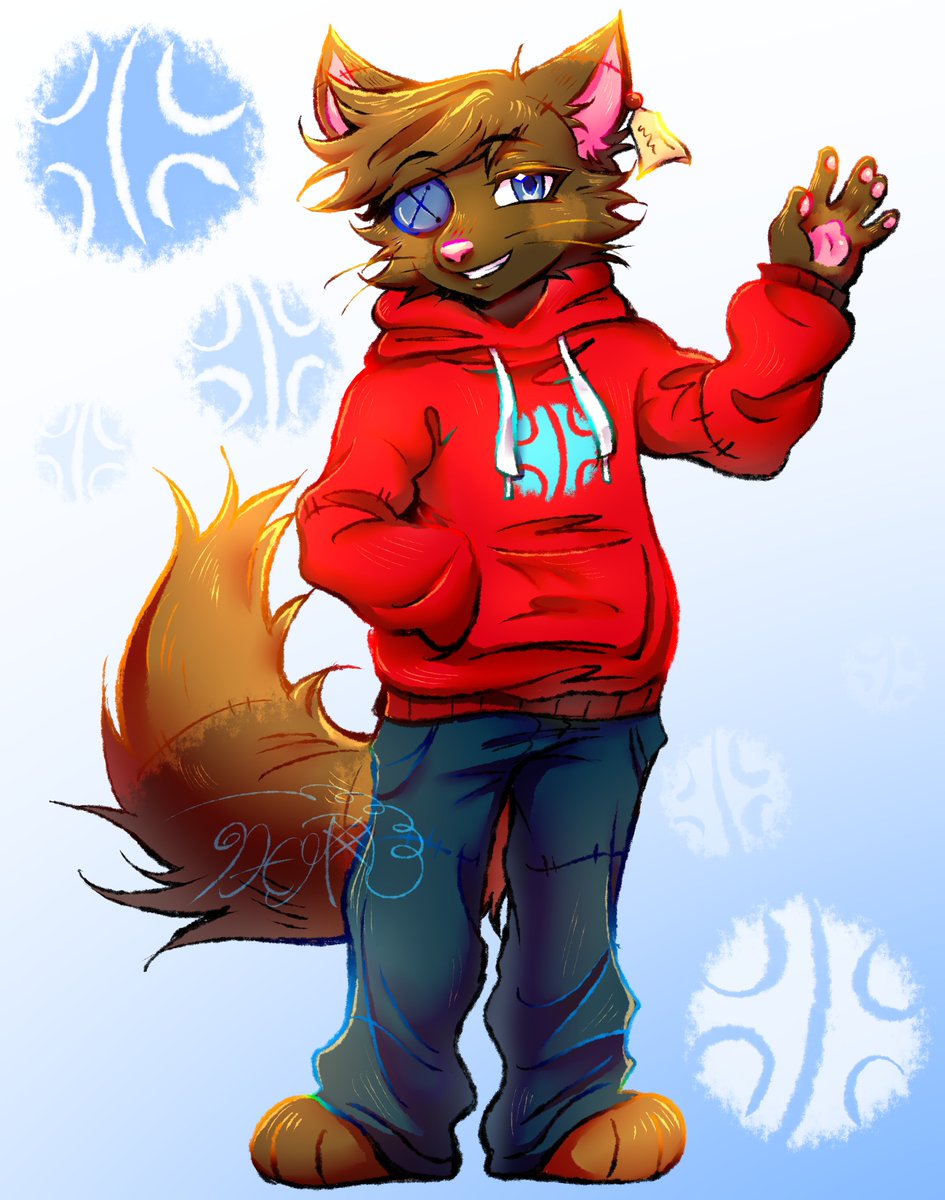 dem_1218's tweet photo. Regalito 
#digitalart #furry #dandysworld #roblox #oc https://t.co/F2TNP7rk3o