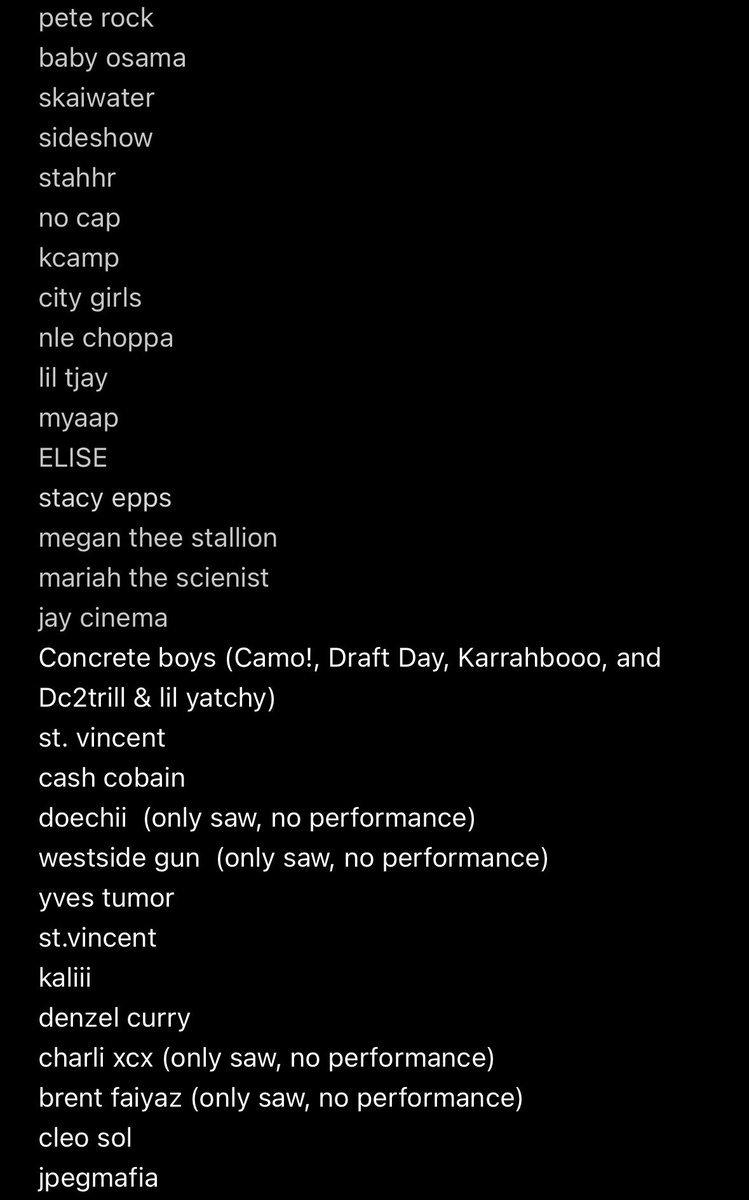 mrinterlude_'s tweet photo. people i've seen live! https://t.co/ZmAVJA1G6i