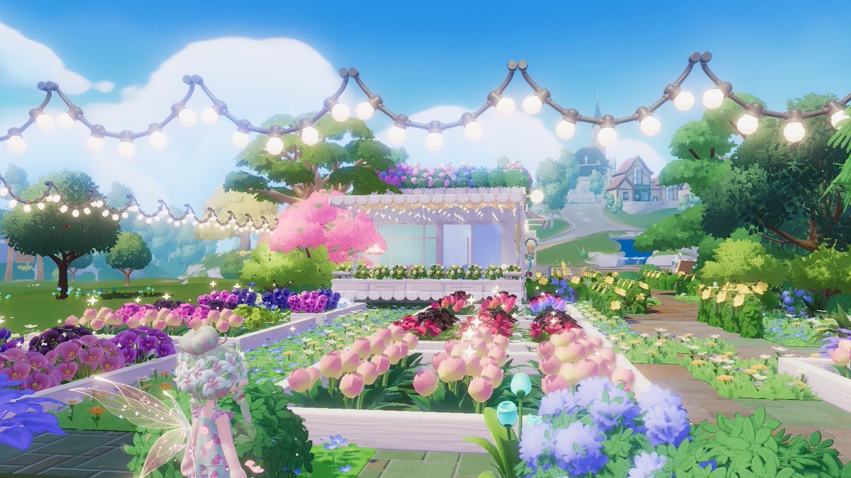 kyuhato___'s tweet photo. I did my new flower x cafe shop with the help of this existing design! I hope everyone can come and visit my new home 🌳✨
#heartopia https://t.co/HxEYDqFkpS