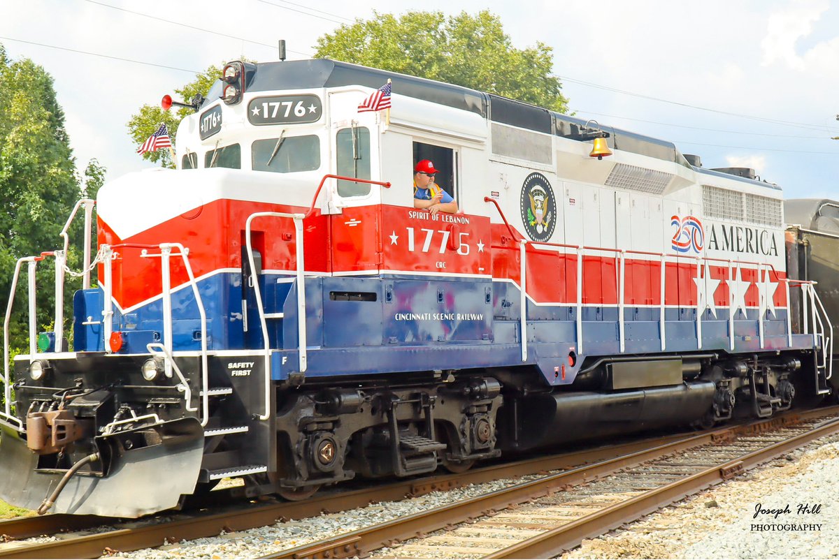 JosephHill3794's tweet photo. My photos of the America 250 Locomotive Celebration at N.C. Transportation Museum

🚂🇺🇸❤️🤍💙2️⃣5️⃣0️⃣

#NCTransportationMuseum 
#Trainspotting #Railfanning #RailFan 
#RailLife #NCByTrain #Locomotives #Trains #America250 #NorthCarolina #SpencerNC #VisitNC https://t.co/eD6rVGGZo5