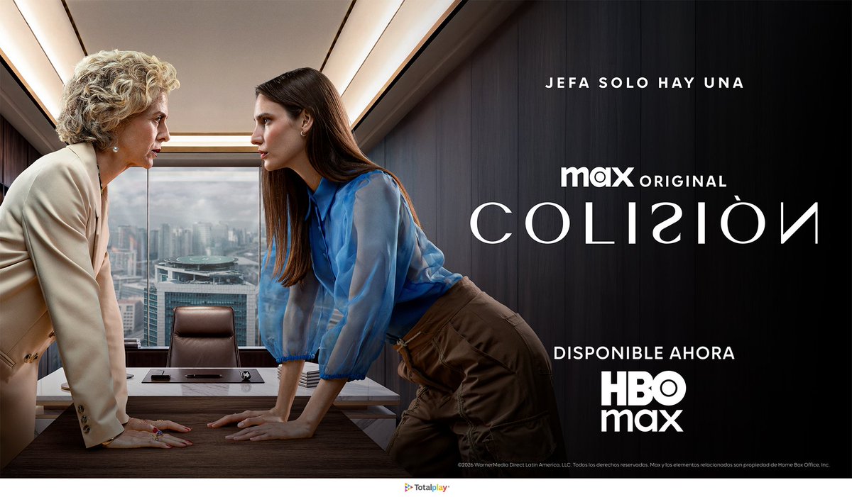 totalplaymx's tweet photo. Una muerte deja una empresa sin rumbo y una familia con demasiadas cuentas pendientes. Zoé y Belén tendrán que decidir quién toma el control. 🔥 Mira Colisión en HBO Max desde tu Totalplay TV. https://t.co/pK7VqTmw69