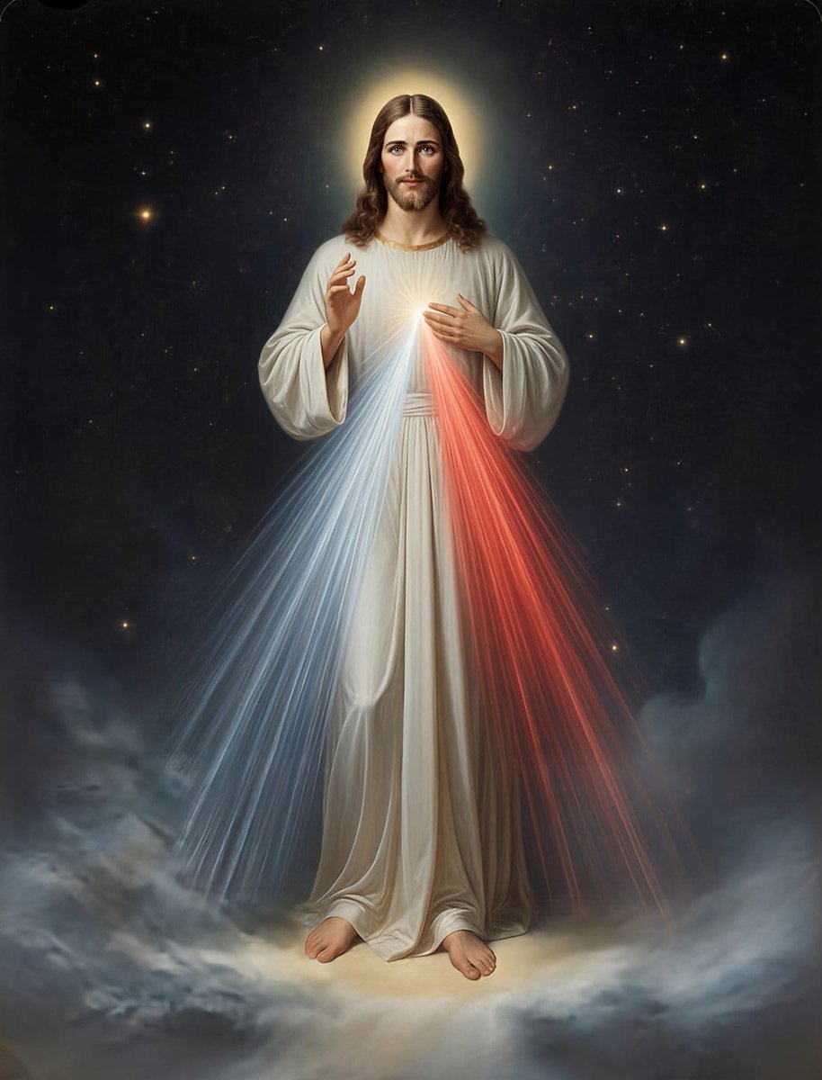 Victoria_dios74's tweet photo. "Padre eterno, yo te ofrezco el Cuerpo, la Sangre, el Alma y la Divinidad de tu amantísimo Hijo y señor Nuestro Jesucristo y por nuestros pecados y los pecados del mundo entero".

¡Jesús, yo confío en Ti! https://t.co/iR3UYYpK6O