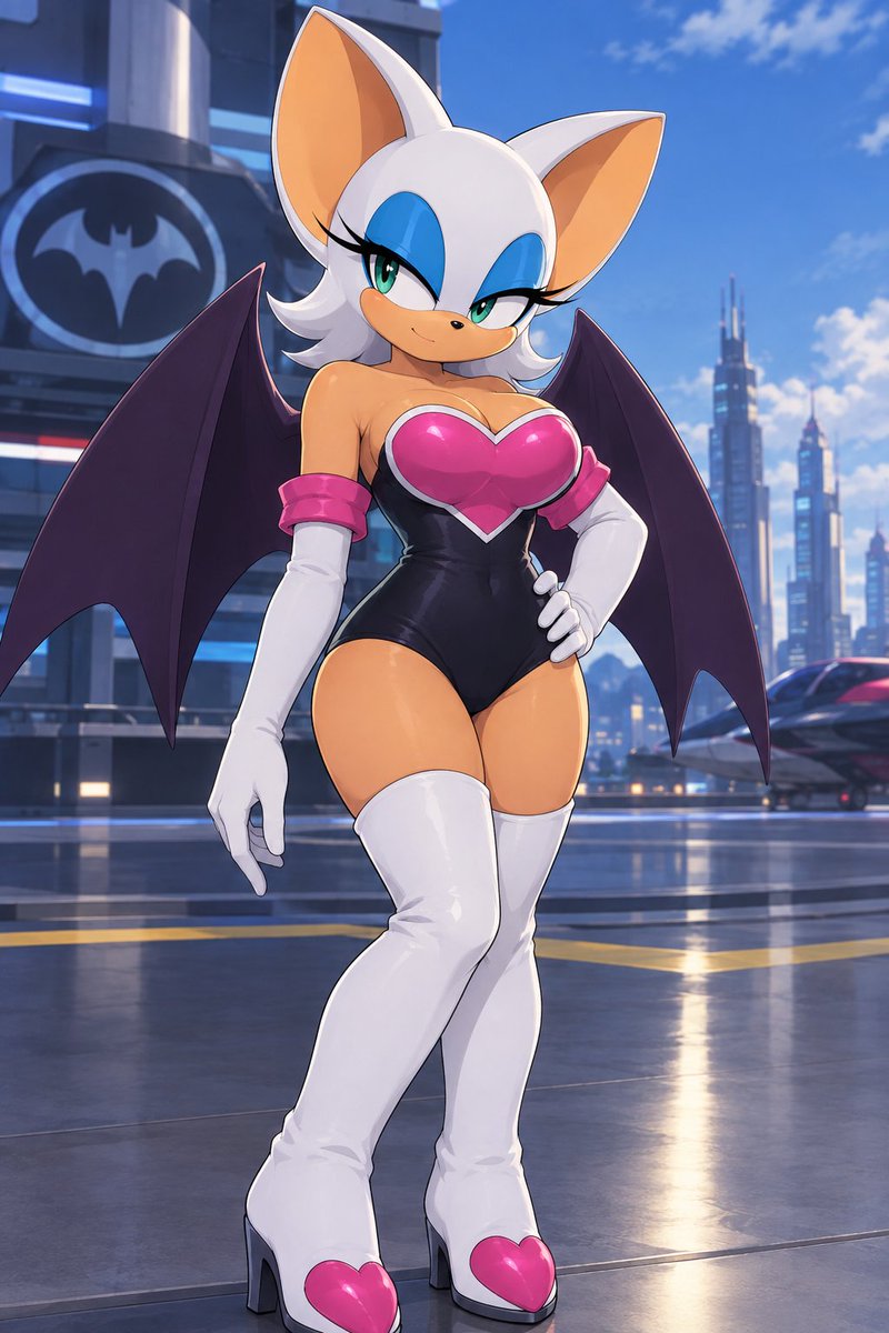 NovaAIsfw's tweet photo. This city needs heroes. @Rouge https://t.co/SIeA0eEZH7