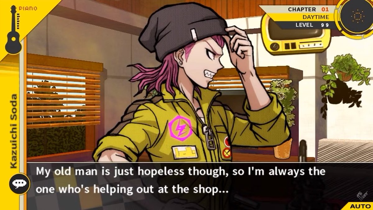 c0unciil's tweet photo. I really enjoy the consistency of the #DR2 characters and as a Kazuichi defender, I find it endearing that he's been influenced by his dad. He has his own definition of "man" and he's adhering to it. Even in the way he calls his dad "my old man" has weight https://t.co/4DcFu0Tk2L