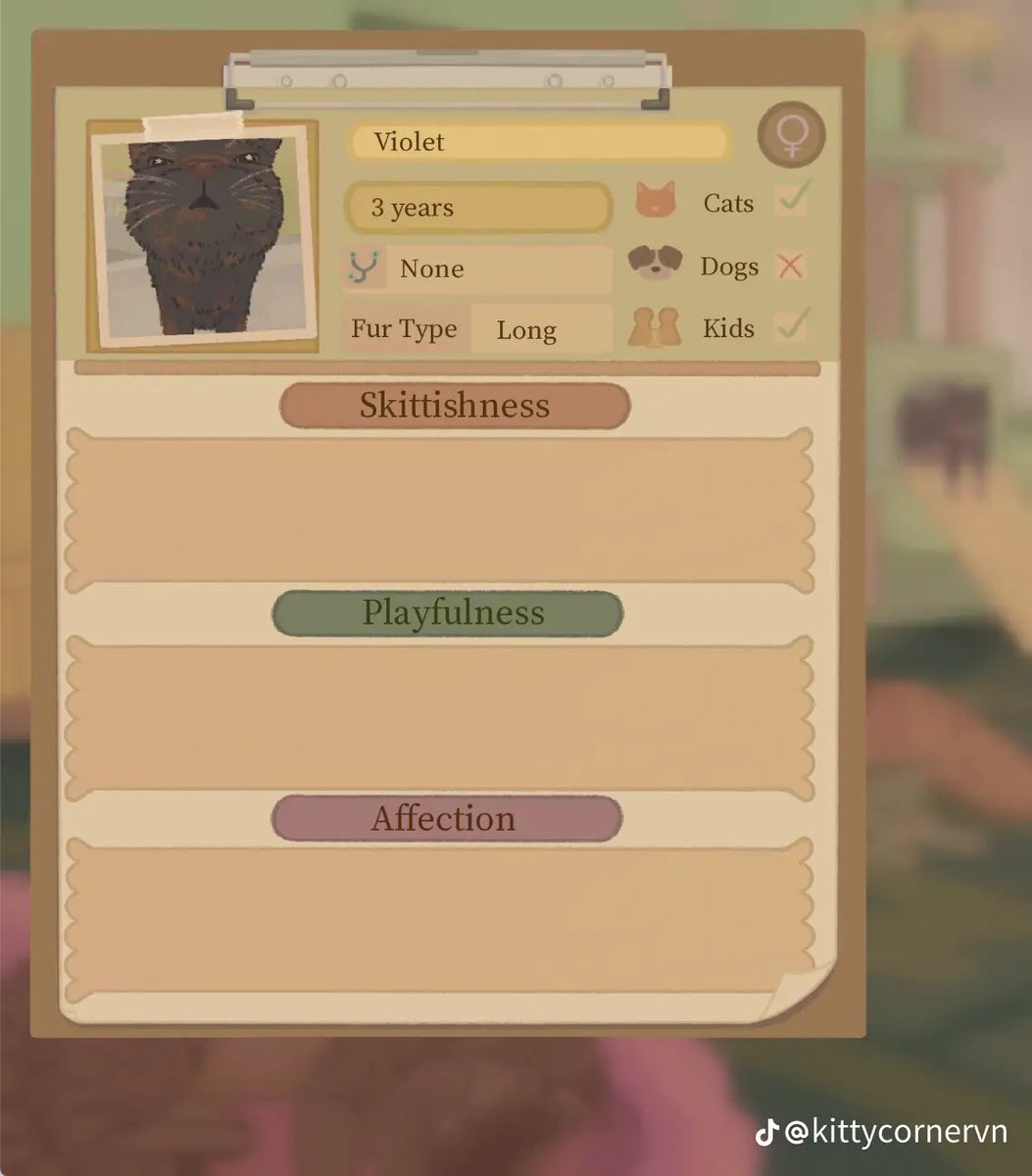 KittyCornerVN's tweet photo. Which cat would you play with?

In Kitty Corner Cafe, each cat has its own personality! Through its skittishness, playfulness, and affection- each cat has a unique combo of traits and areas it likes (or hates!) to be pet).

#CozyGames #WholesomeGames https://t.co/wCKUyrYdIG